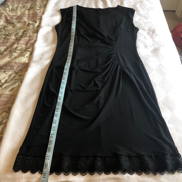 Calvin Klein Batwing V-neck Striped Sweater - Picture 6 of 8